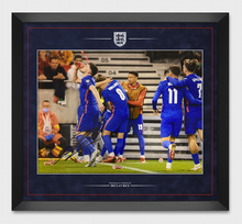  Declan RICE SIGNED 11X14 FRAMED England EURO 2020 Photo AFTAL COA (C)