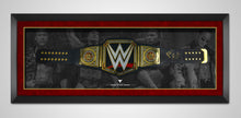  The Rock Dwayne Johnson Signed & FRAMED WWE Belt Exact Proof AFTAL COA