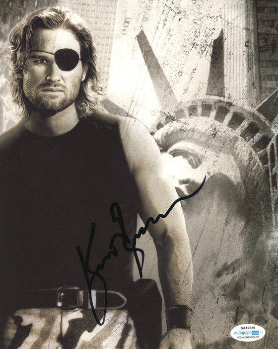 Kurt Russell Signed 10X8 Photo Escape From New York Genuine Signature ACOA (7401