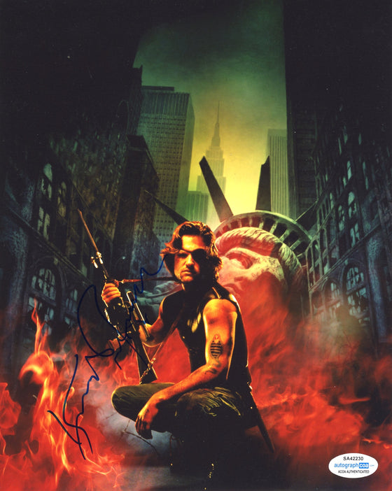 Kurt Russell Signed 10X8 Photo Escape From New York Genuine Signature ACOA (7402