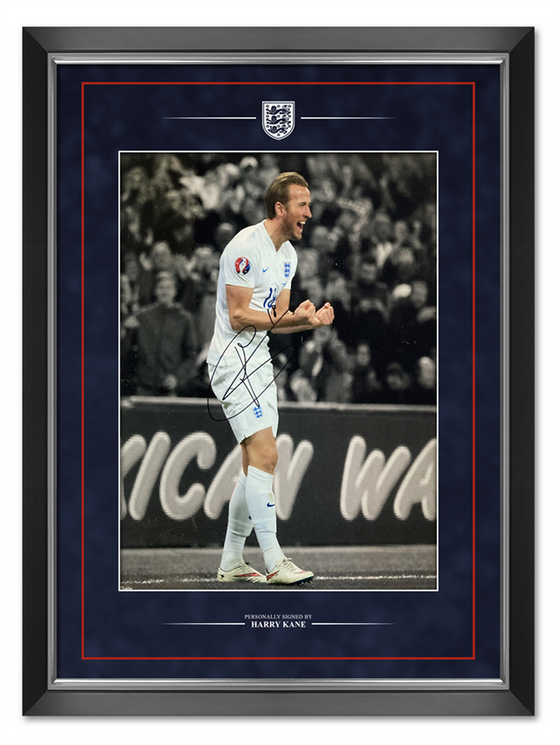 Harry Kane Signed & Framed 16X12 Photo Mount England & SPURS AFTAL COA (H)