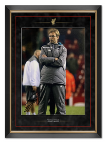  Jurgen Klopp Signed & FRAMED 16X12 Photo Liverpool Premier League AFTAL COA (C)