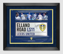  Kalvin Phillips SIGNED & FRAMED Leeds United F.C. Street Sign AFTAL COA