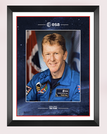  Tim Peake Signed & Framed 10X8 Photo Mount Display Genuine AFTAL COA