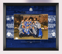  Ryder Cup 2012 Medinah Team Signed & Framed 16X12 Photo AFTAL COA