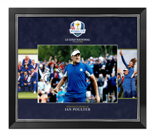  Ian Poulter Signed & Framed 16X12 Photo Ryder Cup Private SIGNING AFTAL COA (I)