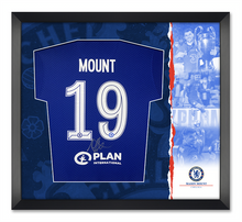  Mason Mount Signed & Framed Chelsea Champions League Final Display AFTAL COA