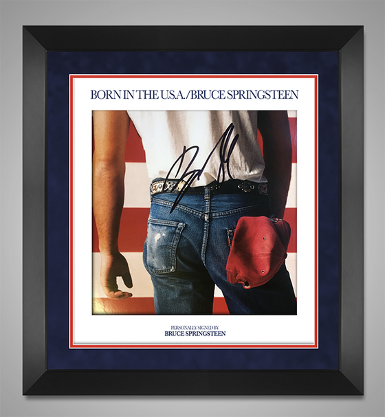 Bruce Springsteen Born In The USA Signed Framed Vinyl Genuine Autograph With Coa