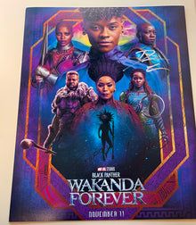  Black Panther: Wakanda Forever SIGNED 11X14 Photo Cast Photo by 3 AFTAL COA (F)
