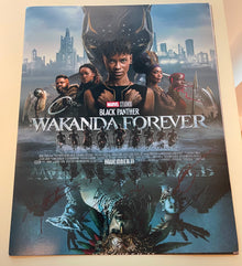  Black Panther: Wakanda Forever SIGNED 11X14 Photo Cast Photo by 4 AFTAL COA (G)