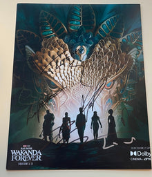  Black Panther: Wakanda Forever SIGNED 11X14 Photo Cast Photo by 6 AFTAL COA (E)