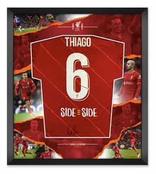  Thiago Alcantara Signed Liverpool F.C 2021/2022 JERSEY Private Signing AFTAL COA