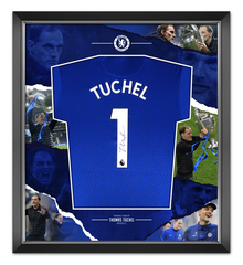  Thomas Tuchel Signed & Framed Chelsea F.C. Champions League Winner AFTAL COA