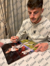 Declan RICE SIGNED 11X14 FRAMED England EURO 2020 Photo AFTAL COA (B)