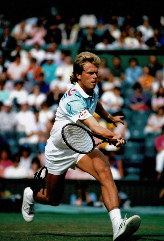 Stefan Edberg Signed 12X8 PHOTO Genuine Autograph AFTAL COA (A)
