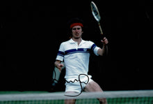  John McEnroe Signed 12X8 Photo Wimbledon Champion GENUINE AFTAL COA (A)