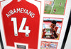 Pierre-Emerick Aubameyang Signed & Framed Arsenal F.C. Shirt AFTAL COA