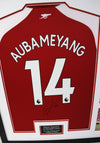 Pierre-Emerick Aubameyang Signed & Framed Arsenal F.C. Shirt AFTAL COA