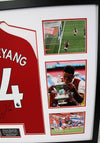Pierre-Emerick Aubameyang Signed & Framed Arsenal F.C. Shirt AFTAL COA