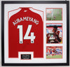 Pierre-Emerick Aubameyang Signed & Framed Arsenal F.C. Shirt AFTAL COA