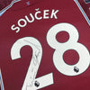 Tomas Soucek SIGNED & FRAMED West Ham United F.C. JERSEY AFTAL COA