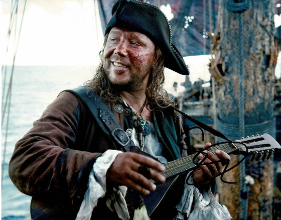 Stephen Graham Signed 10X8 Photo Pirates of the Caribbean AFTAL COA (7496)