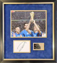  Andrea Pirlo Signed & Framed ITALY Photo Mount DISPLAY AFTAL COA