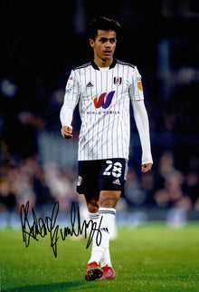  Fabio Carvalho Signed 12X8 Photo Fulham F.C. Autograph AFTAL COA (1692)