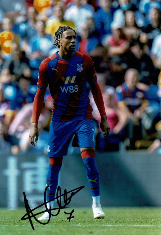 Michael Olise Signed Crystal Palace F.C. Genuine Signature AFTAL COA (1706)