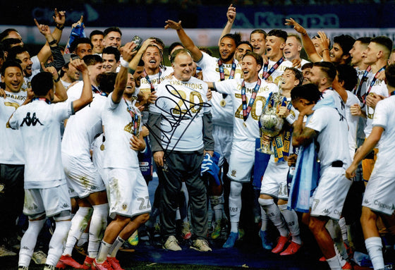 Marcelo Bielsa Signed 12X8 Photo LEEDS UNITED GENUINE Signature AFTAL COA (1710)