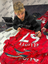 Harvey Elliott Signed & Framed Liverpool Shirt Amazing PROOF AFTAL COA