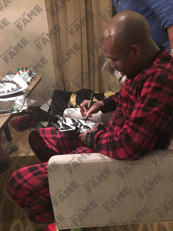 Floyd Mayweather Signed TMT Boxing Boot With Proof AFTAL COA
