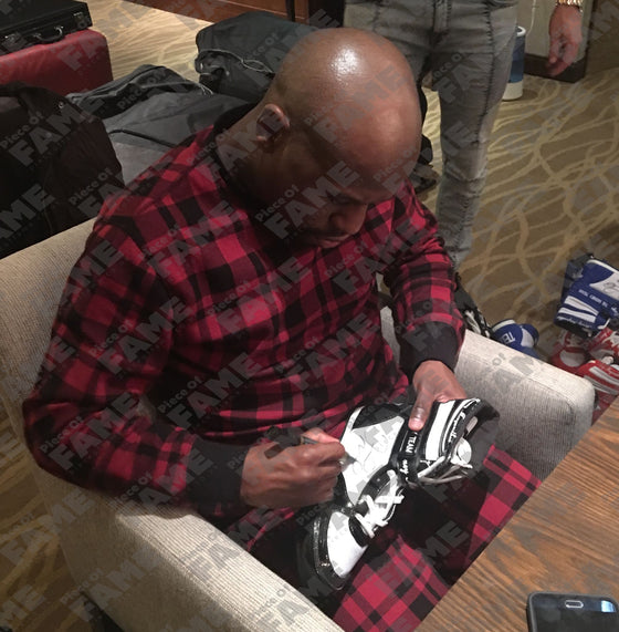 Floyd Mayweather Signed TMT Boxing Boot With Proof AFTAL COA