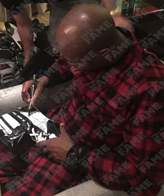 Floyd Mayweather Signed TMT Boxing Boot With Proof AFTAL COA