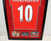 Teddy Sheringham Signed & FRAMED Shirt Manchester United AFTAL COA