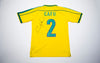 Cafu Signed BRAZIL Shirt 1998 World Cup Finalist AFTAL COA