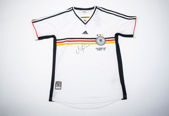 Jurgen Klinsmann SIGNED Germany 1998 World Cup Shirt Genuine Autograph AFTAL COA