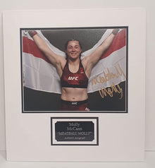  Molly McCann Signed & Mounted 10X8 Photo UFC Genuine Autograph AFTAL COA