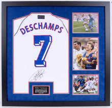  Didier Deschamps SIGNED & FRAMED 1998 WORLD CUP JERSEY France AFTAL COA (B)