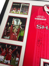 Ole Gunnar Solskjaer Signed & FRAMED Treble Shirt Manchester United FC AFTAL COA