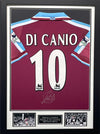 Paolo Di Canio SIGNED & FRAMED West Ham United Shirt PRIVATE SIGNING AFTAL COA A