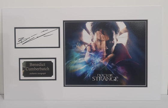 Benedict Cumberbatch Signed Photo Mount Display Doctor Strange MARVEL AFTAL COA