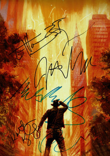  Indiana Jones And The Dial Of Destiny SIGNED 12X18 Photo CAST Photo AFTAL COA