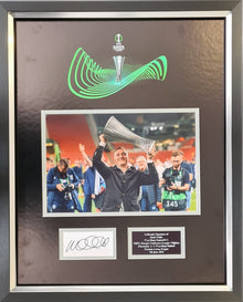  Mark Noble SIGNED WEST HAM UNITED WHUFC EUROPA CONFERENCE FINAL AFTAL COA