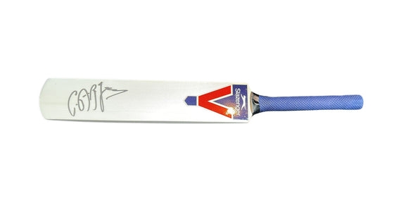 Cheteshwar Pujara Signed Mini Bat Indian Cricket AFTAL COA