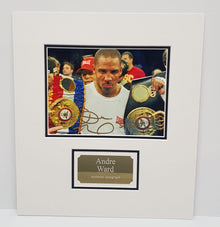  Andre Ward Signed Photo Mount Display AFTAL COA