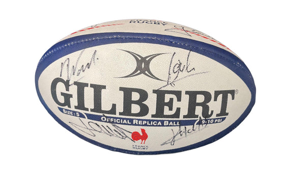 France RUGBY Ball Signed by 2023 RUGBY WORLD CUP Squad AFTAL COA