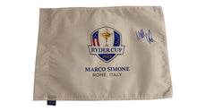  Matthew Fitzpatrick Genuine Hand Signed RYDER CUP 2023 PIN FLAG AFTAL COA (A)