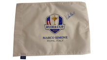  Victor Hovland Genuine Hand Signed RYDER CUP 2023 PIN FLAG AFTAL COA (A)